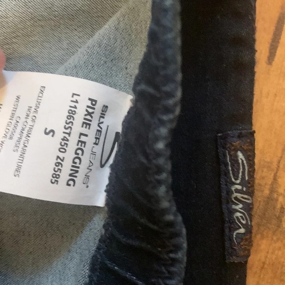 Silver super skinny pixie leggings - Picture 3 of 6